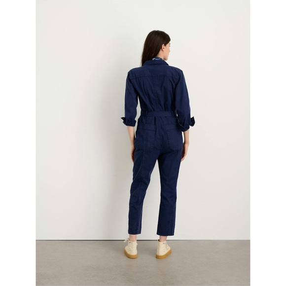 Alex Mill Women's Expedition Jumpsuit in Washed Twill Blue Size XS Utility - Picture 2 of 16